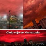 MISTERIOSO CIELO ROJO EN VENEZUELA DESATA ALARMA TRAS LOS TERREMOTOS EXPERTOS ACLARAN QUÉ OCURRIÓ